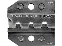 Rennsteig PEW12.742 Crimpzange Unisolierter Flachsteckverbinder 0.5 bis 2.5mm²