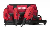 senco 10S2001N 3-in-1 Pneumatische tacker set in tas