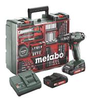Metabo 18-volt oplaadbare slagwerkboormachine SB 18 Set Mobiele Werkplaats