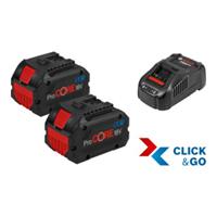 Bosch Starter-Set 2 x ProCORE18V 5.5Ah + GAL 1880 CV