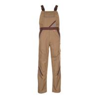 PLANAM Latzhose khaki/braun/zink 40