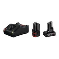 Bosch Akku Starter-Set: 1 x GBA 12 Volt 2,0 Ah 1 x GBA 12 Volt 4,0 Ah GAL 12V-40