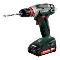 Metabo Akku-Bohrschrauber BS 18 Quick Kunststoffkoffer + 2x18V/2Ah Li-Ion + SC 60 Plus