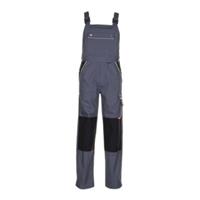 PLANAM Latzhose Canvas 320 grau/schwarz 110