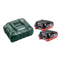 Metabo Basic-Set 12V 2xLiHD 4,0 Ah