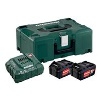 Metabo Basic-Set 2 x 4.0 Ah + MetaLoc