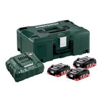 Metabo Basic-Set 3 x LiHD 4.0 Ah + ML