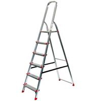 SZ Metall Alu Leiter 780 6 Stufen mit Plattform