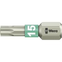 Wera 3867/1 TS TX 15 X 25MM Torx-Bit T 15 Edelstahl D 6.3