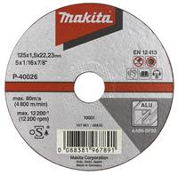 Makita B-45353 Doorslijpschijf 180x1,6x22,23mm aluminium
