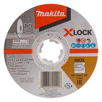 Makita E-00387 Doorslijpschijf X-LOCK 115x1,2x22,23mm RVS
