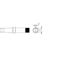 Weller 4PTH6-1 Lötspitze Flachform Spitzen-Größe 0.8mm Inhalt 1St.