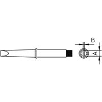 weller 4CT5A8-1 Soldeerpunt Beitelvorm, recht Grootte soldeerpunt 1.6 mm Inhoud: 1 stuk(s)