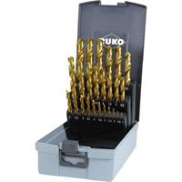 RUKO 250215TRO HSS-G Spiralbohrer-Set 25teilig 1 mm, 1.5 mm, 2 mm, 2.5 mm, 3 mm, 3.5 mm, 4 mm, 4.5 m