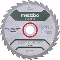 metabo - Sägeblatt "precision cut wood - classic", 254x2,4/1,6x30, Z40 WZ 20° /B (628326000)
