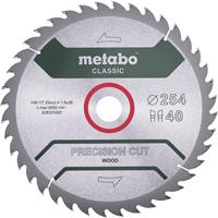 metabo 628325000 Cirkelzaagblad 254 x 30 x 1.6 mm Aantal tanden: 40 1 stuk(s)