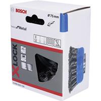 Bosch X-LOCK potborstel 75 mm, gezoomde staaldraad 2608620726 1 stuk(s)