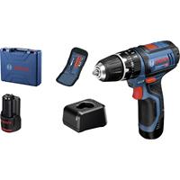 Bosch GSB 12V-15 Accuklopboormachine Incl. 2 accus, Incl. koffer
