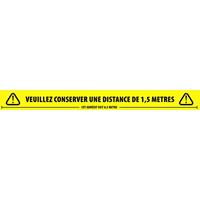 adamhall Adam Hall 58067 FRE Social Distancing Tape (French), 60m