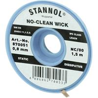 Stannol NC/OO Entlötlitze Länge 1.5m Breite 0.8mm