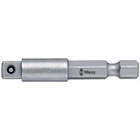 wera 870/4 05050205001 Verbindingsdeel Aandrijving 1/4 (6.3 mm) Uitvoering 1/4 (6.3 mm) 50 mm 1 stuk(s)
