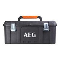 AEG Werkzeugbox 37 L Fassungsvermögen, Wasserdicht, Aus strapazierfähigem PP, Metallverschlüsse, 1 Stück