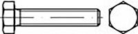 toolcraft TO-6859155 Zeskantbouten M24 110 mm Buitenzeskant (inbus) DIN 933 Staal Gelamelleerd verzinkt 10 stuk(s)