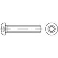 toolcraft TO-5380908 Lenskopschroeven M10 80 mm Binnenzeskant (inbus) ISO 7380 RVS A4 100 stuk(s)