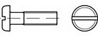 toolcraft TO-6853281 Platbolkopschroeven M4 30 mm Sleuf DIN 85 Staal 200 stuk(s)