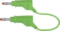 Stäubli XZG425/SIL Veiligheidsmeetsnoer [Banaanstekker 4 mm - Banaanstekker 4 mm] 1.00 m Groen 1 stuk(s)