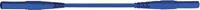 stäubli XMS-419 Sicherheits-Messleitung [Lamellenstecker 4mm - Lamellenstecker 4 mm] 1.50m Blau