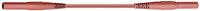 stäubli XMF-419 Sicherheits-Messleitung [Lamellenstecker 4mm - Lamellenstecker 4 mm] 2.00m Rot