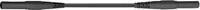 stäubli XMS-419 Sicherheits-Messleitung [Lamellenstecker 4mm - Lamellenstecker 4 mm] 1.50m Schwarz