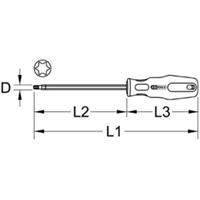 Kstools BERYLLIUMplus Schraubendreher TORX T30