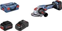 Bosch BITURBO GWX 18V-15 C 06019H6402 Haakse accuslijper 125 mm Incl. 2 accus 1500 W 18 V 5.5 Ah