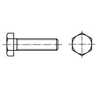 toolcraft 133775 Sechskantschrauben M20 55mm Außensechskant DIN 961 Stahl galvanisch verzinkt 25St.