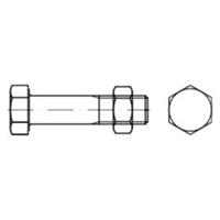 Sonstige Sechskantschraube f. Stahlkonstruktionen DIN 7990 MU Stahl 4.6 CE tZn M30x 80
