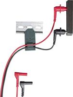 gossenmetrawatt Sicherheits-Messleitungs-Set [Prüfspitze - 4 mm-Stecker] Schwarz, Rot