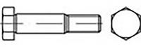 toolcraft TO-6855774 Sechskant-Passschrauben M8 32mm Außensechskant DIN 609 Stahl 25St.