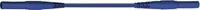 stäubli XMF-419 Sicherheits-Messleitung [Lamellenstecker 4mm - Lamellenstecker 4 mm] 1.00m Blau