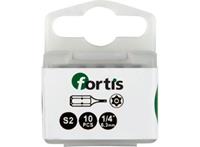 Fortis Bit 1/4D3126 C6,3 TX10x25mm Bohr.10Stk.