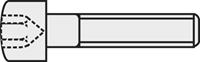 toolcraft 814164 Cilinderschroeven M4 10 mm Binnenzeskant (inbus) DIN 912 Staal 8.8 gezwart 1 stuk(s)