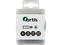 Fortis Bit 1/4 DIN 3126 C6,3 PH2 50er Pack