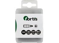 Fortis Bit 1/4 DIN 3126 C6,3 PZ2 50er Pack