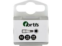 Fortis Bit 1/4D3126 C6,3 TX10x25mm Tors.10Stk.