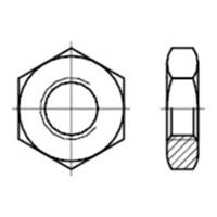 Sonstige flache Sechskantmuttern, DIN 439 Edelstahl A4 blank BM36