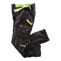 Terrax Softshellhose  Workwear Gr.50 schwarz/limette 100%PES 