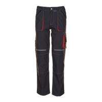 PLANAM Bundhose Basalt anthrazit/rot 48