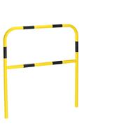 Sicherheitsbügel für Gefahrenzonen zum Einbetonieren gelb / schwarz, Breite 1000 mm