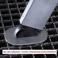 günzburgersteigtechnik Günzburger Steigtechnik - Günzburger nivello 2019 Fußplatte Gitterrost 2 Stück